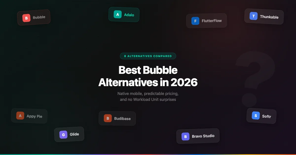 8 лучших альтернатив Bubble в 2026 году