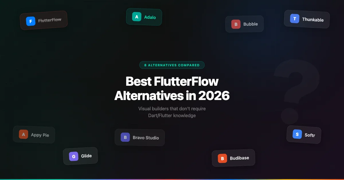 8 лучших альтернатив FlutterFlow в 2026 году