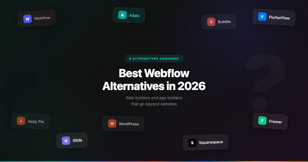 8 лучших альтернатив Webflow в 2026 году