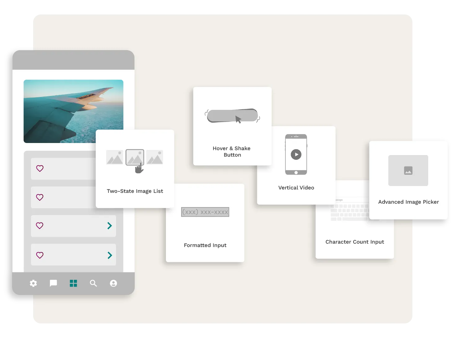 Компоненты расширяют функциональность
