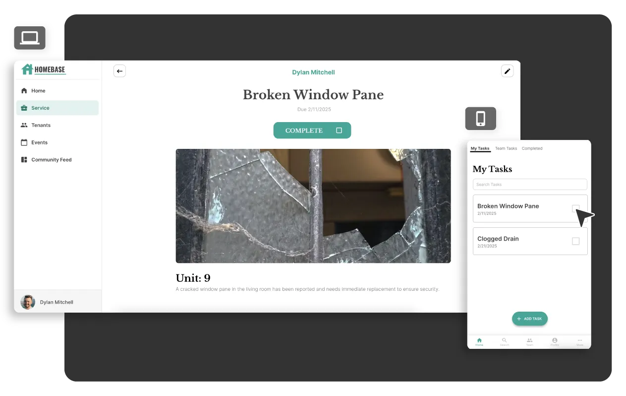 Назначение задач в пользовательском изображении инструмента управления проектами