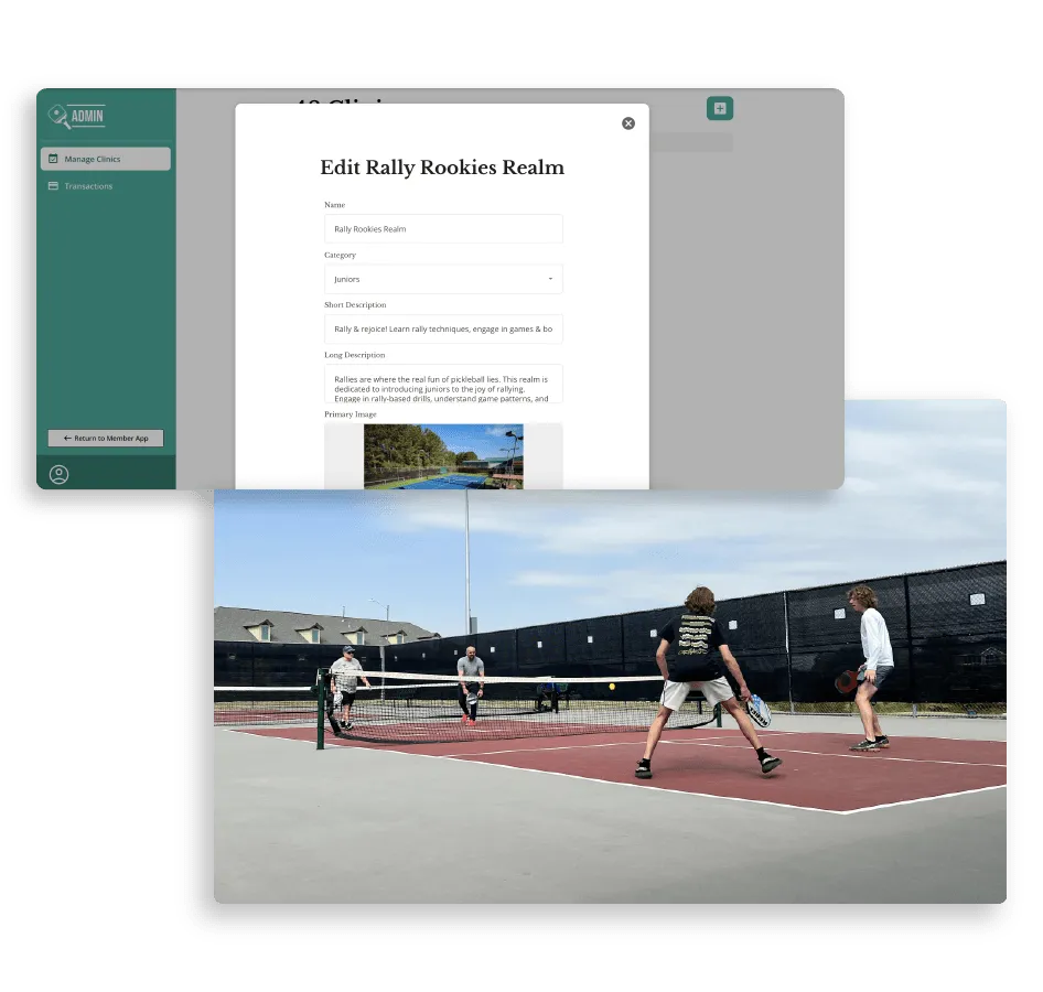 Просмотреть все предлагаемые классы и отредактировать их информацию