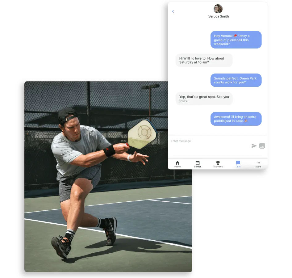 Чат между двумя членами клуба