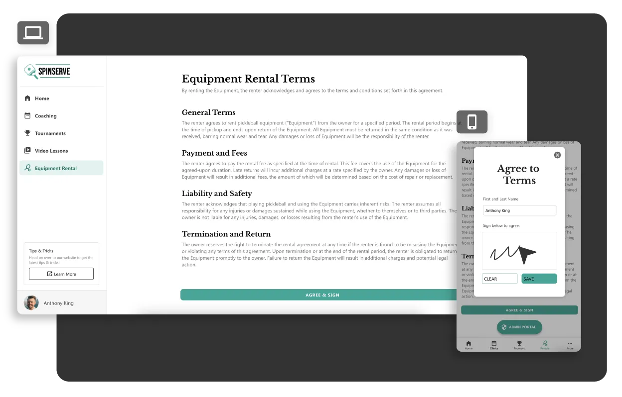 Создать изображение приложения для электронной подписи