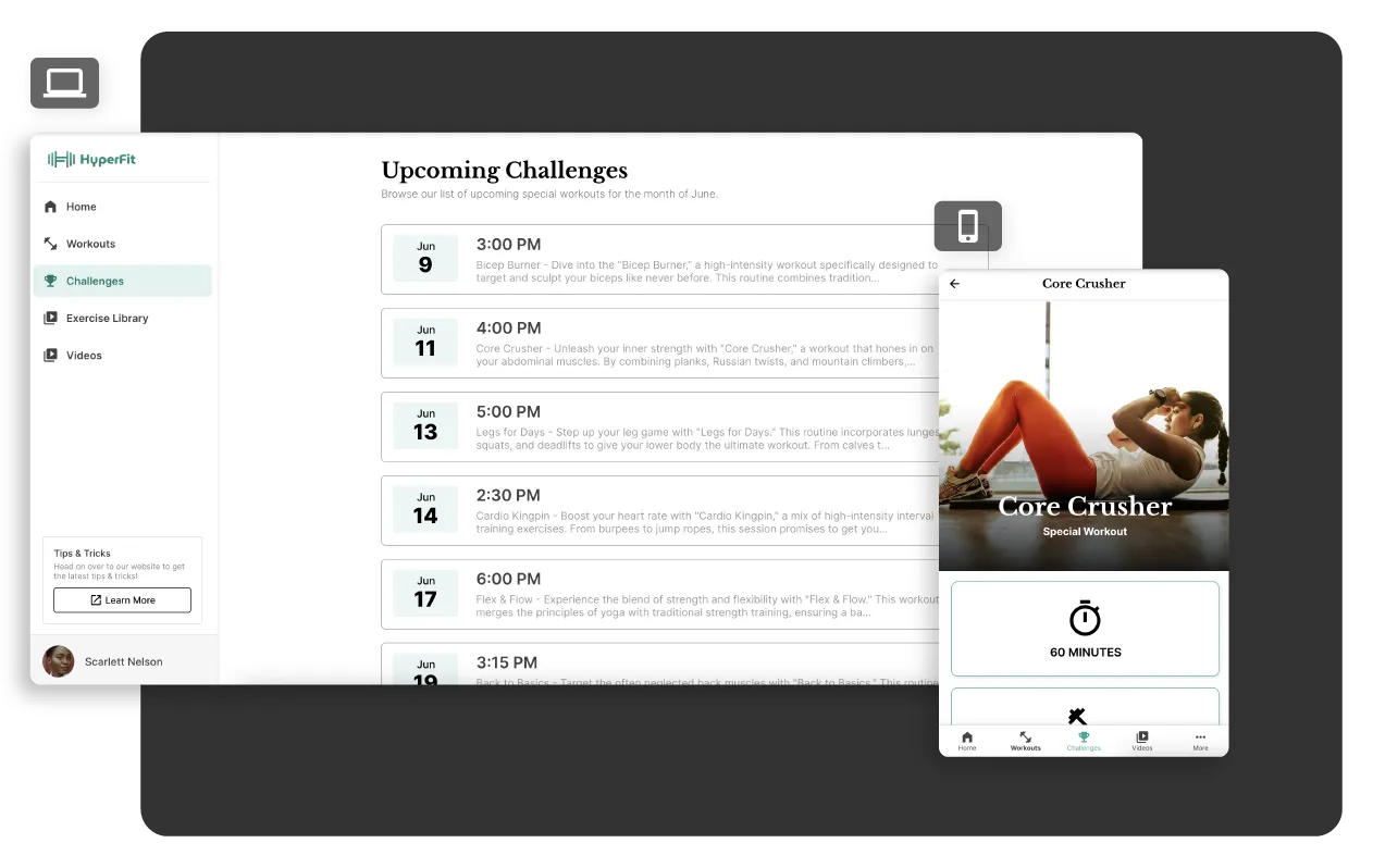 Просмотр дат в пользовательском мобильном приложении image