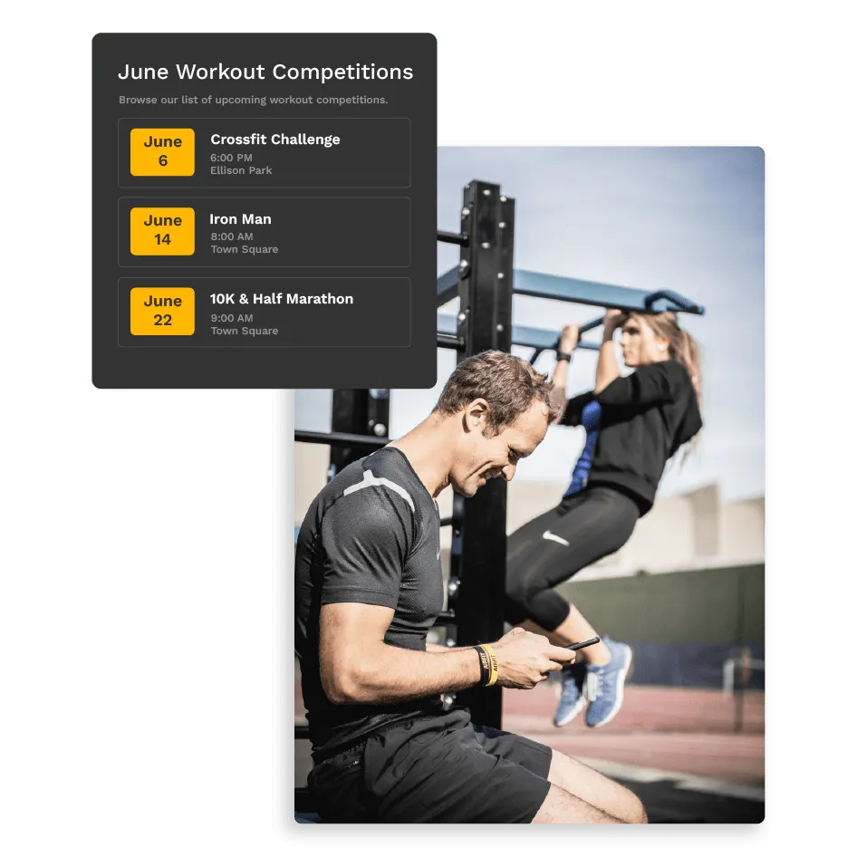 Зарегистрируйтесь для участия в будущих соревнованиях