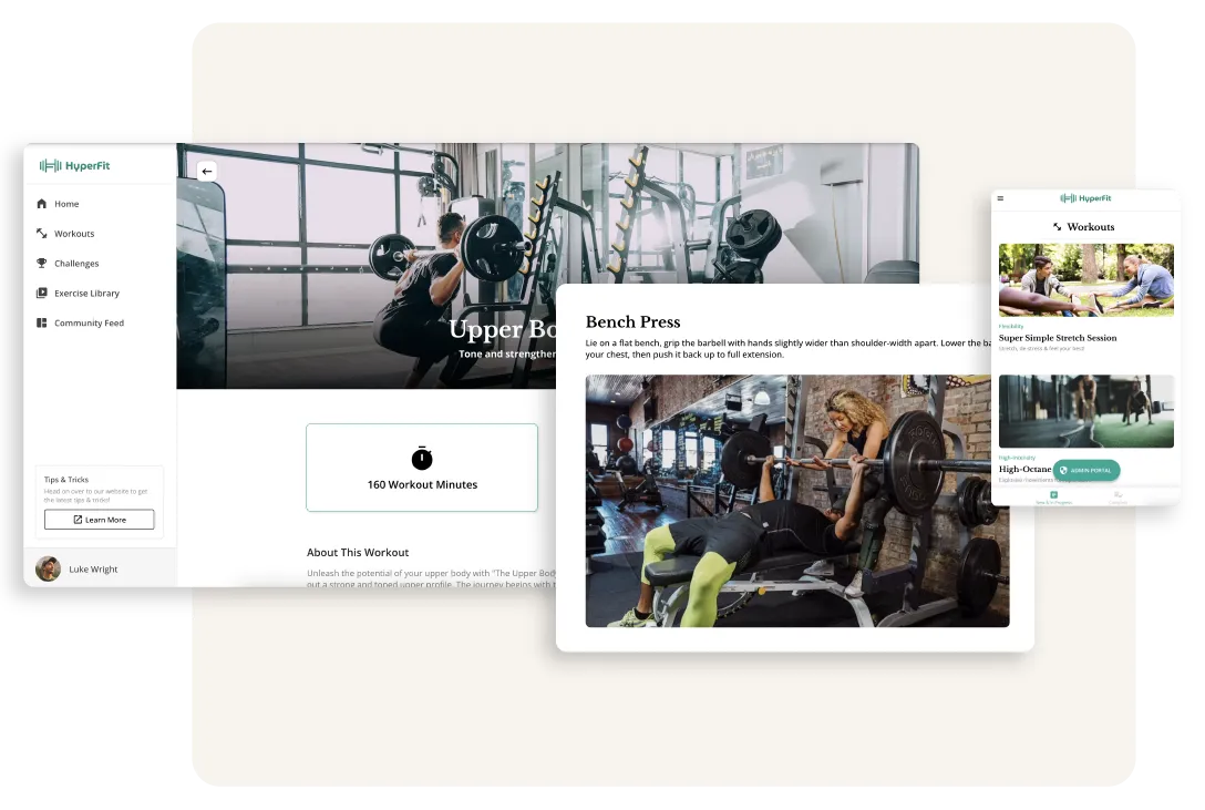 Создавайте индивидуальные тренировки для своих клиентов в приложении Image