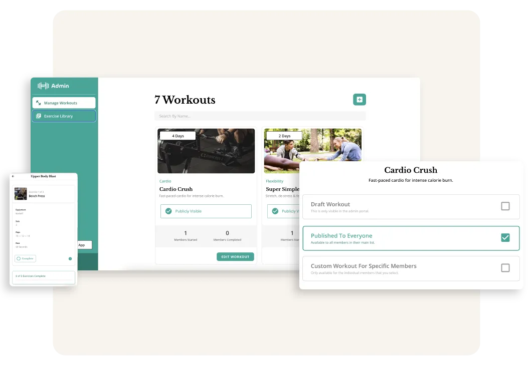 Приложение для пользователей и администраторов для всех размеров экрана Изображение