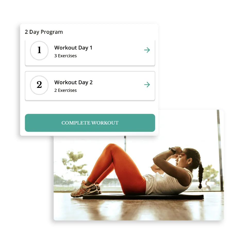 Настройте ежедневные упражнения