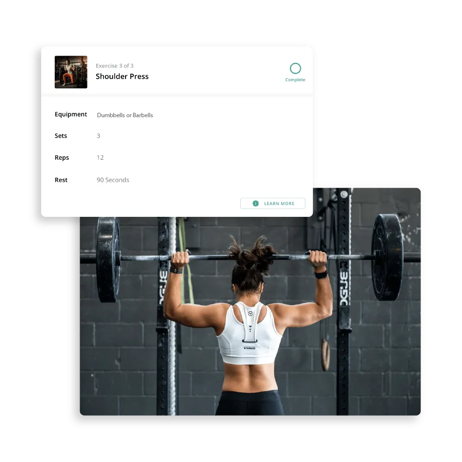 Создавайте подробные программы упражнений