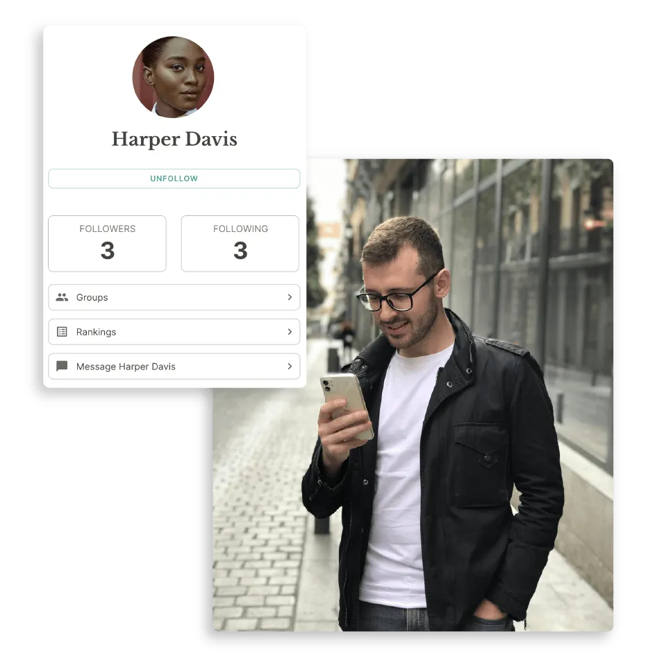 Пользователи могут следить друг за другом