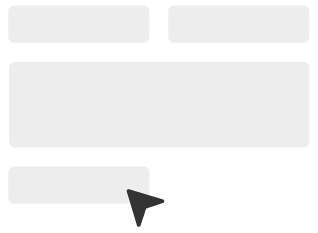 Простая форма с курсором мыши. 