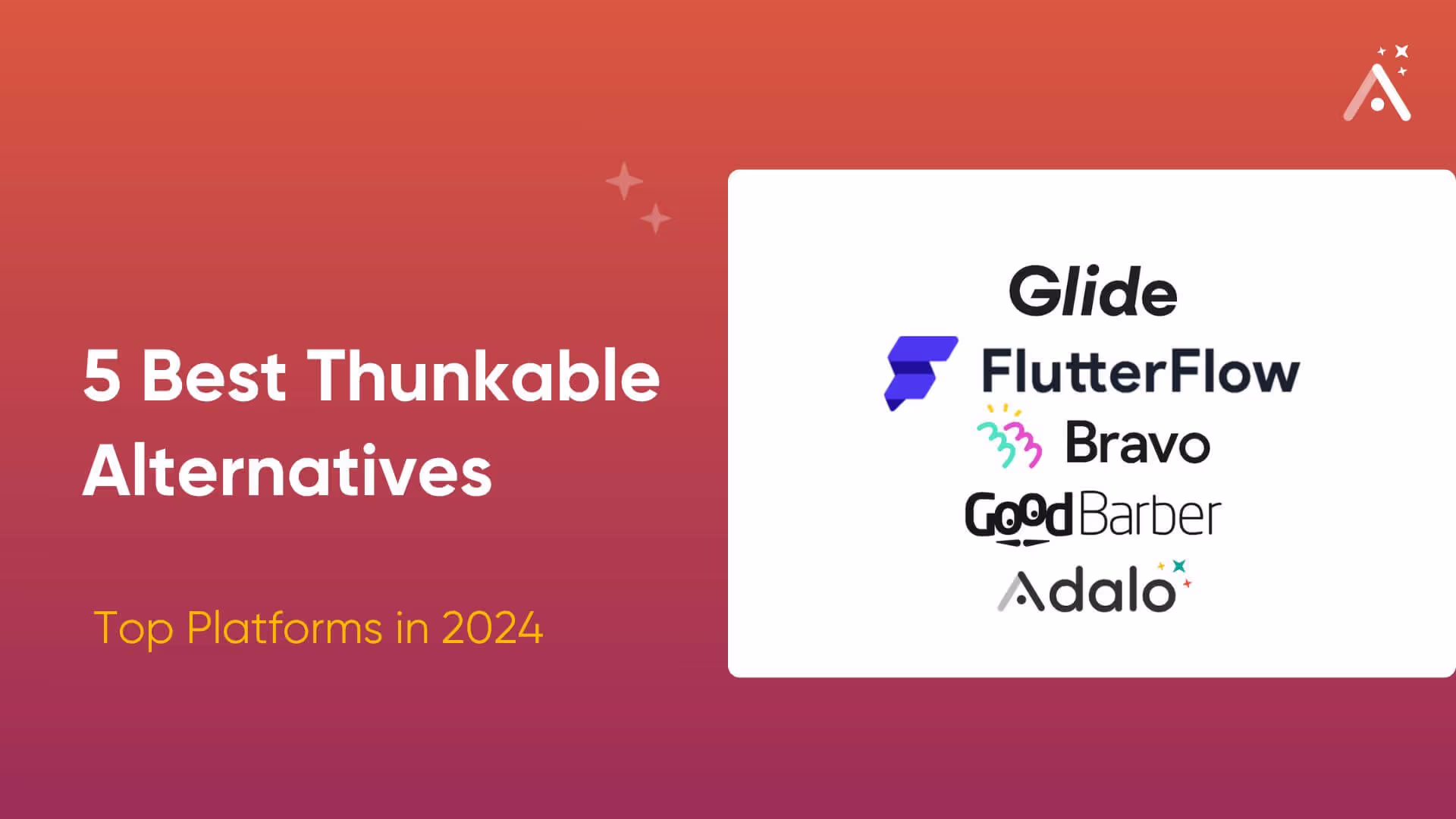 Лучшие альтернативы Thunkable в 2026 году (рейтинг)