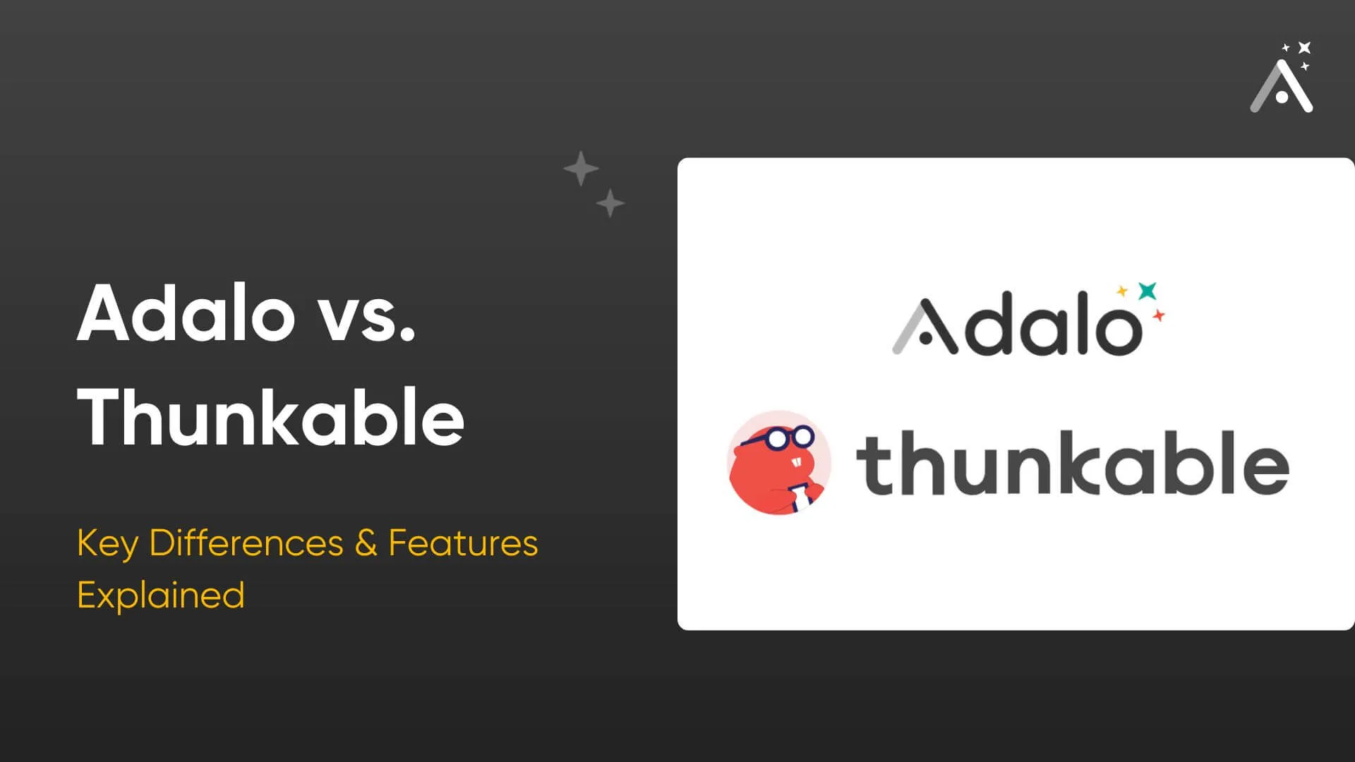 Adalo vs. Thunkable: объяснение основных отличий и функций
