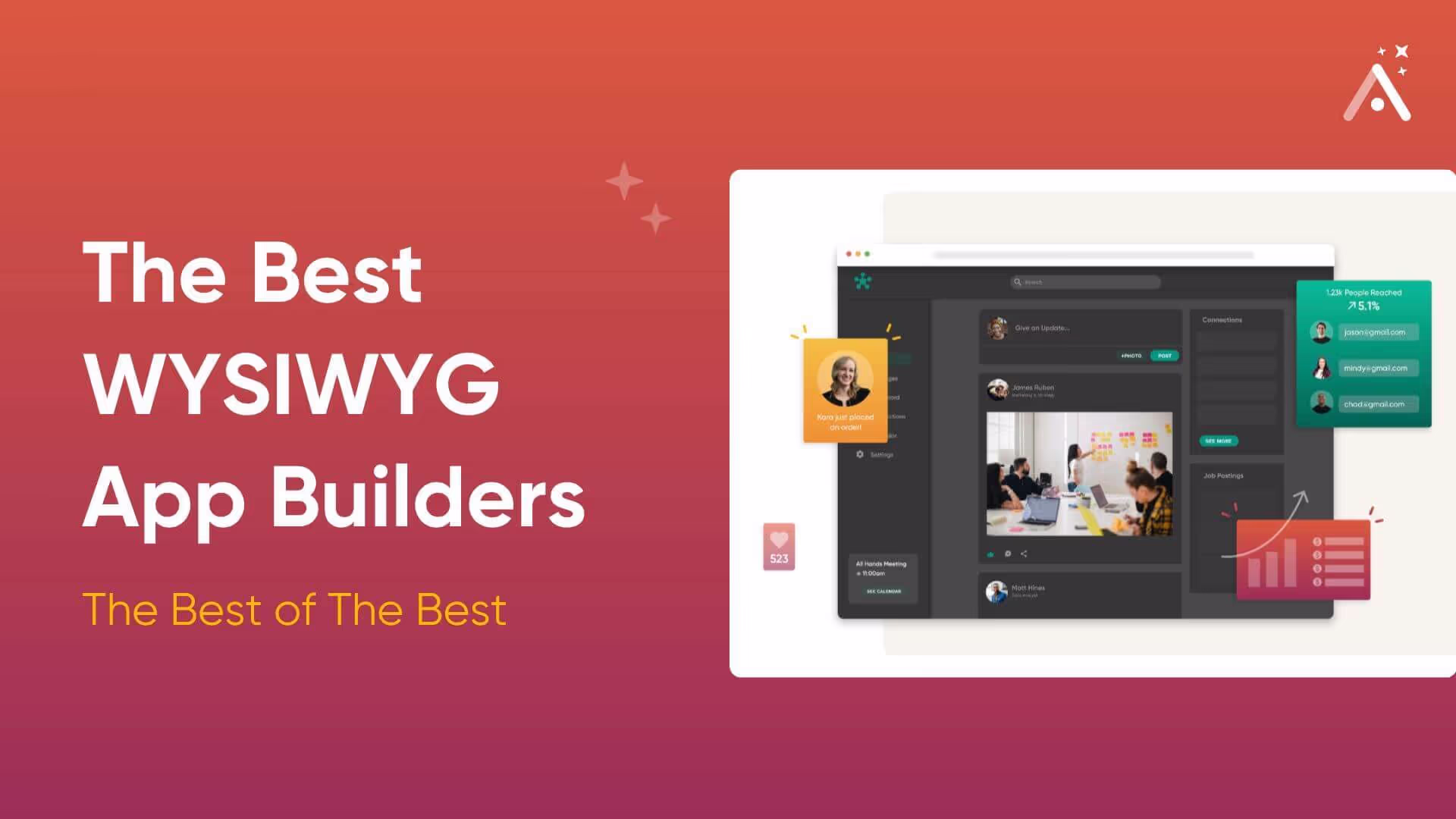 6 лучших конструкторов приложений WYSIWYG 📱 [Обновлено в 2026 году]