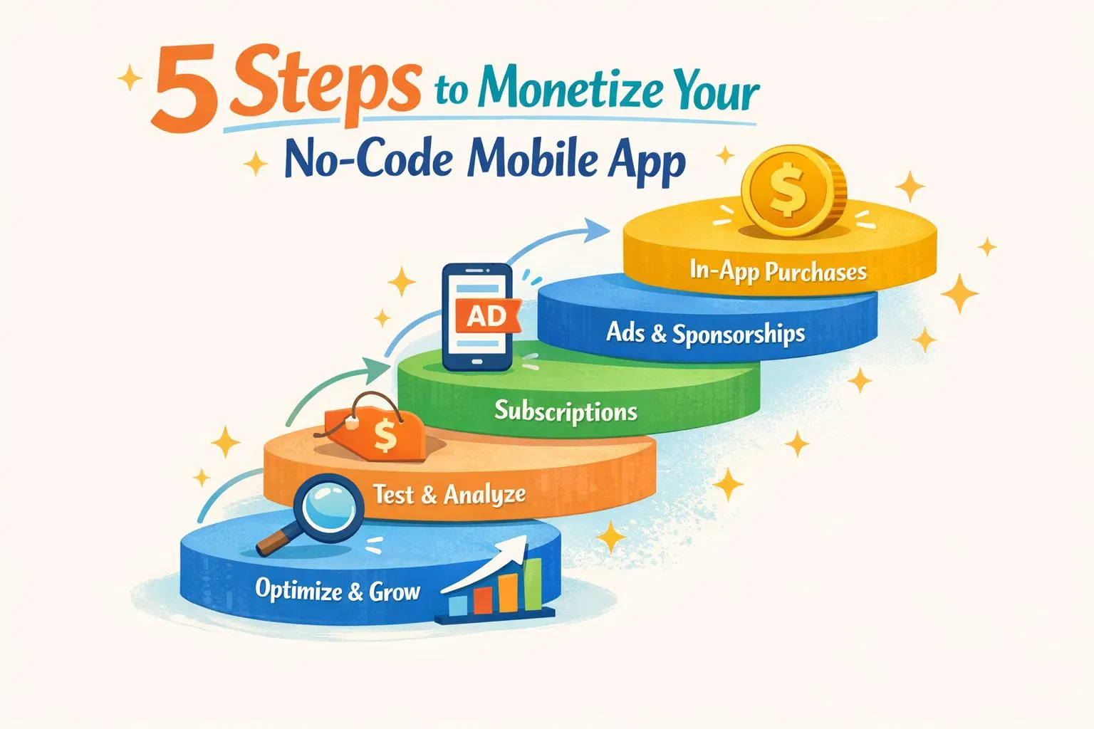 5 шагов к монетизации вашего мобильного приложения без программирования