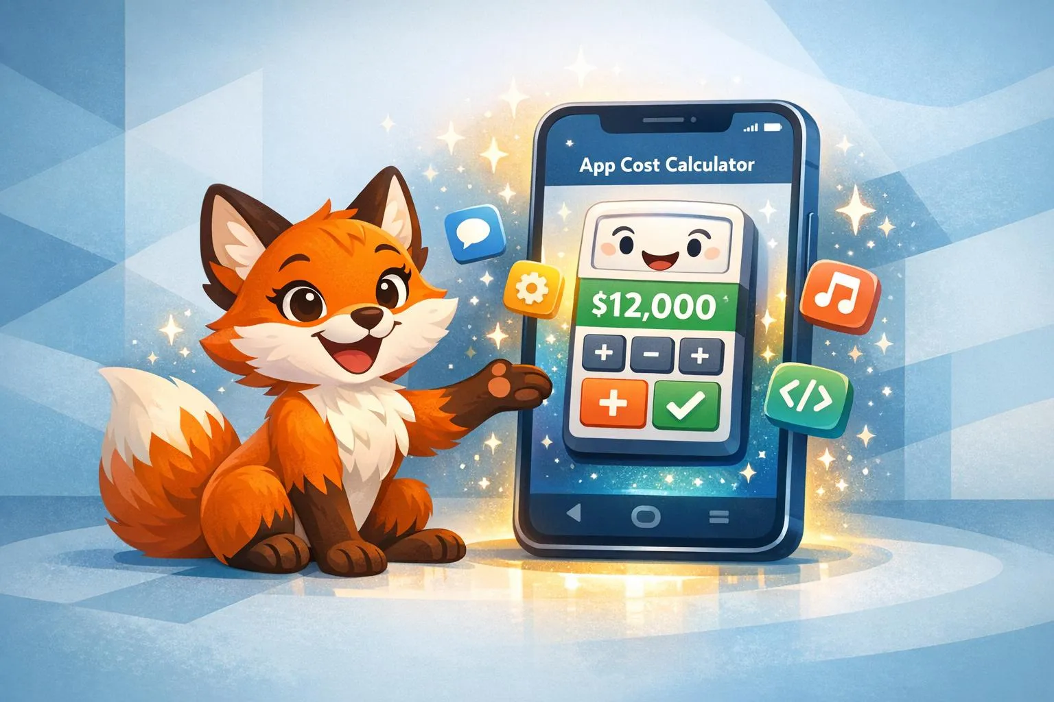 Упрощенный калькулятор стоимости мобильного приложения