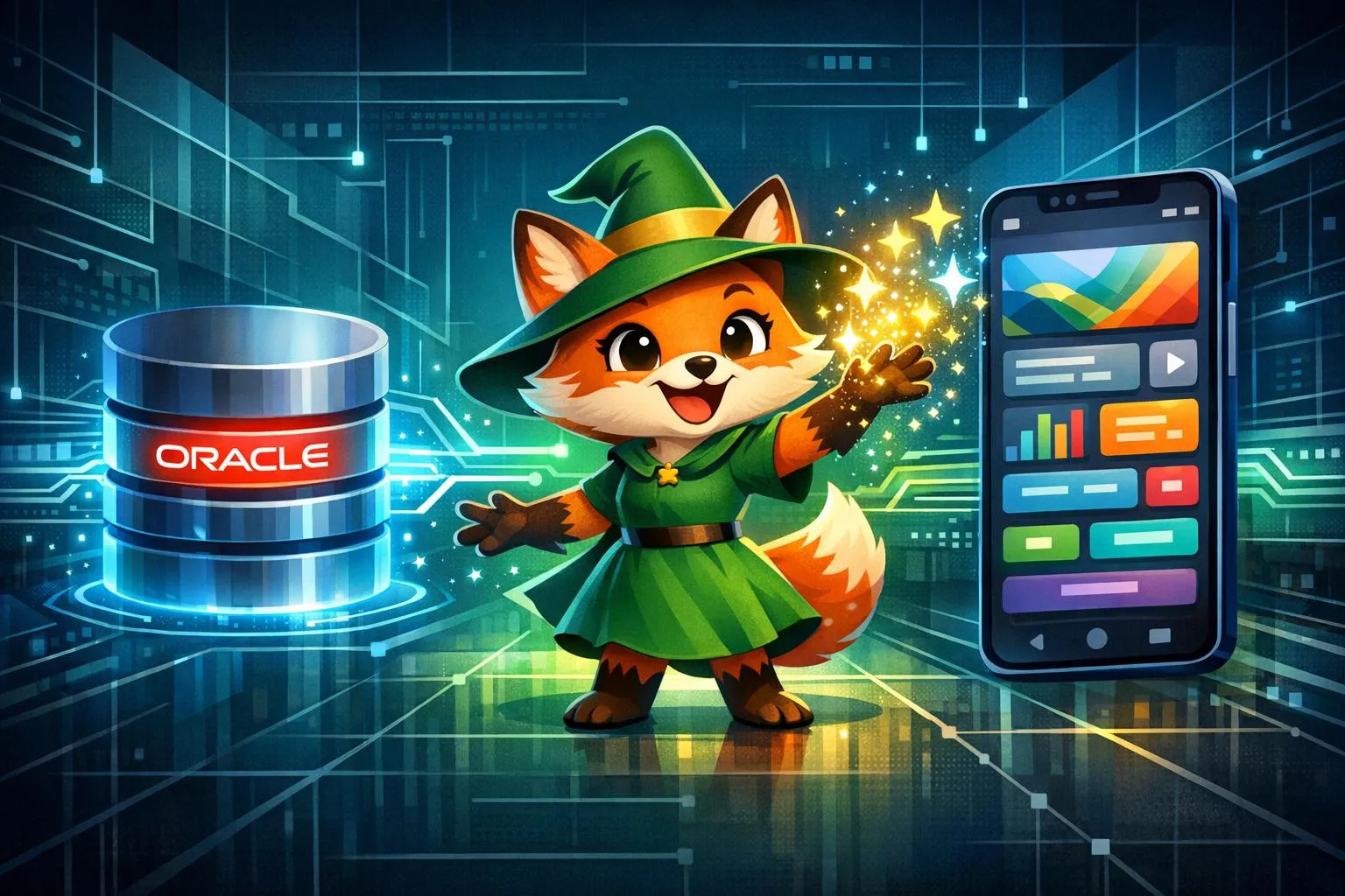 Как создать приложение с использованием данных OracleDB