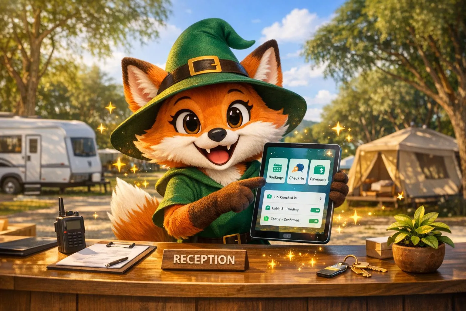 Как создать приложение для управления автокемпингом