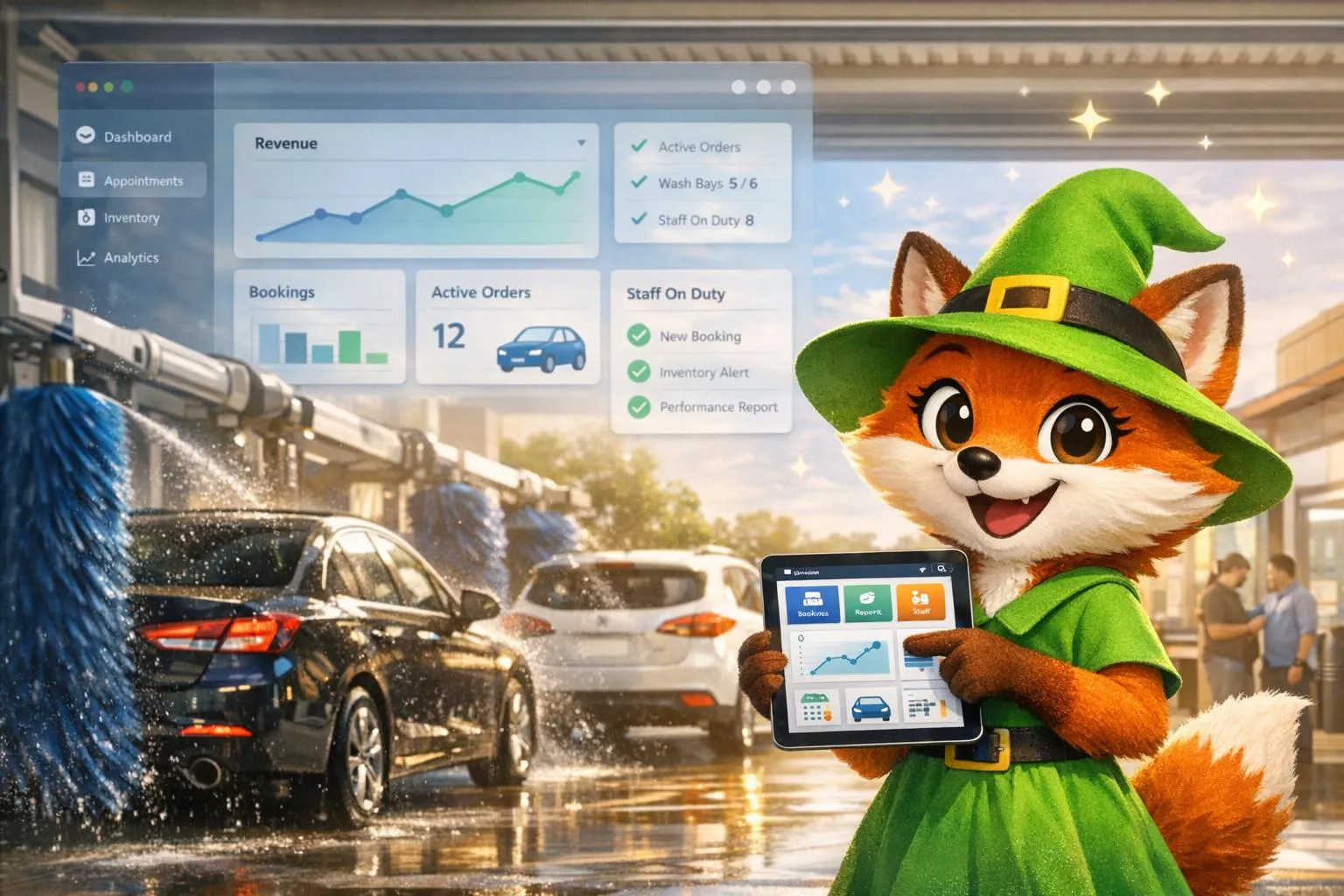 Как создать веб-приложение и мобильное приложение для управления автомойкой