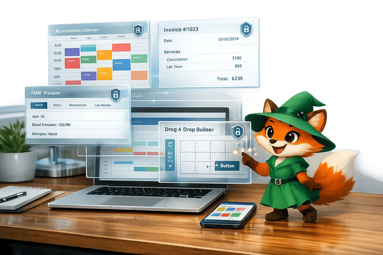 Как создать веб-сайт и мобильное приложение для управления медицинской практикой