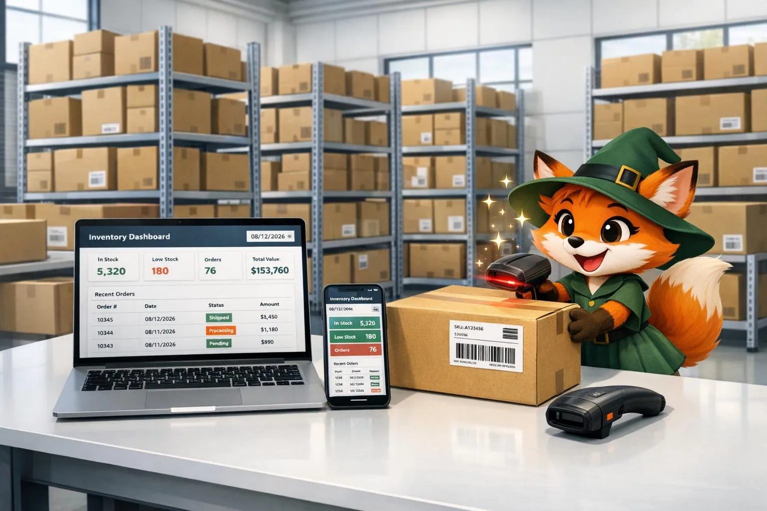 Как создать веб-приложение и мобильное приложение для управления запасами