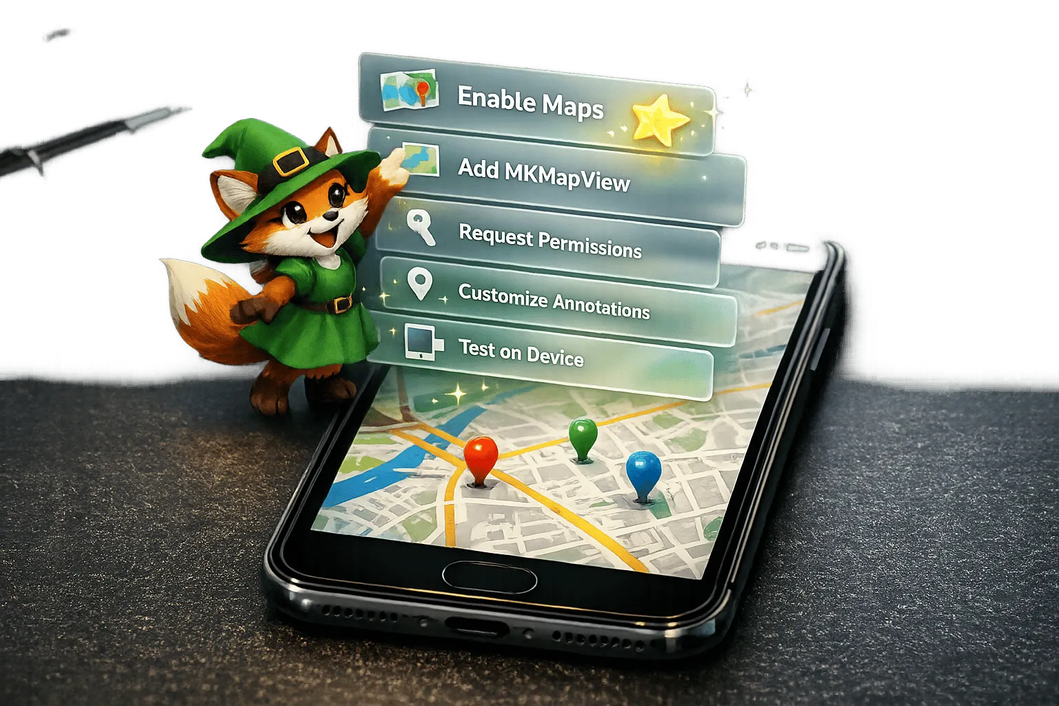 Контрольный список по интеграции MapKit для приложений iOS