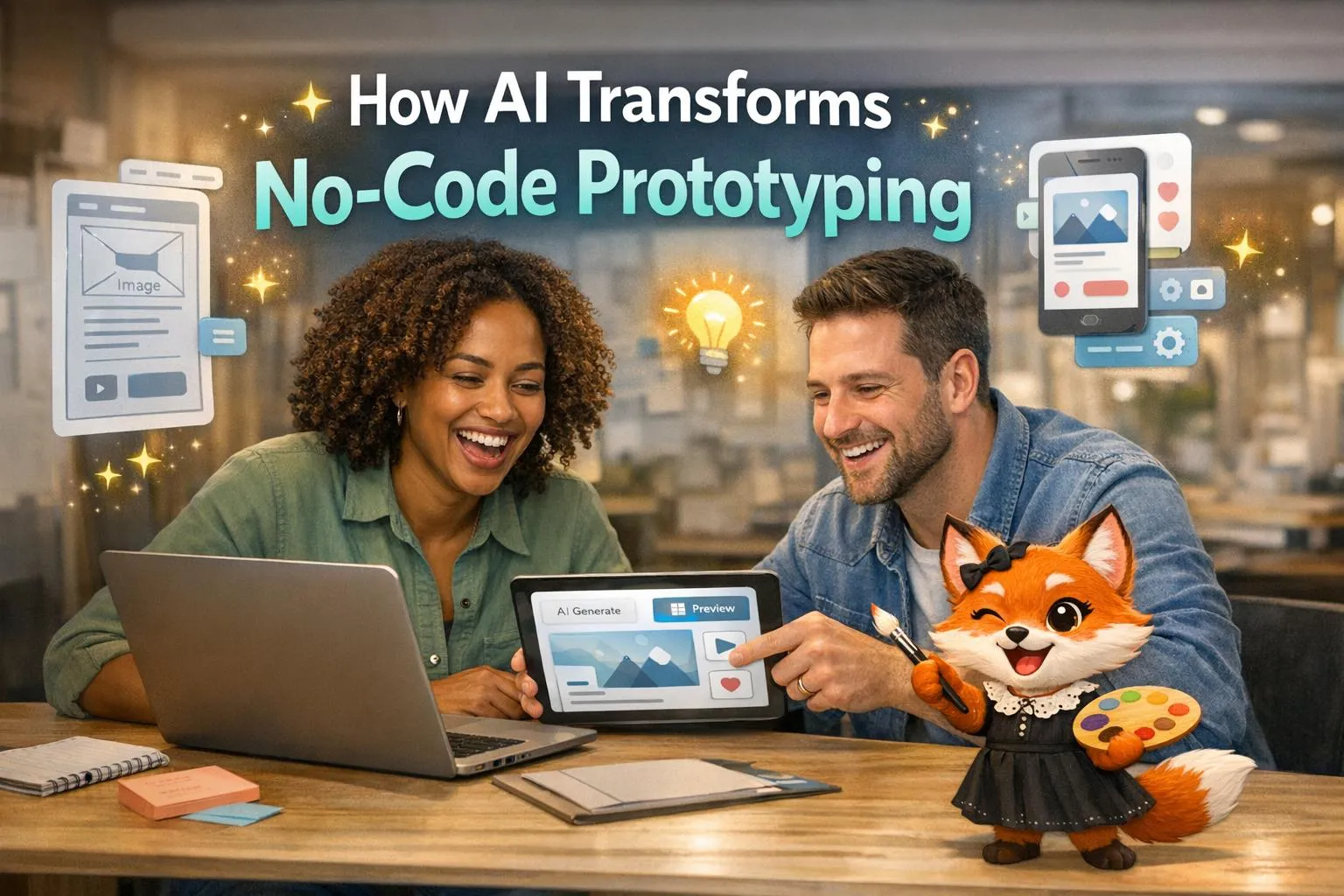 Как искусственный интеллект преобразует прототипирование без использования кода