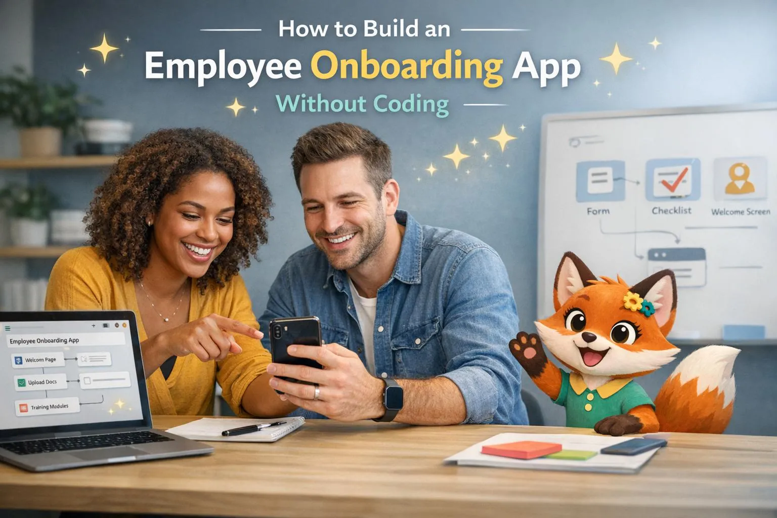 Как создать приложение для адаптации новых сотрудников без программирования