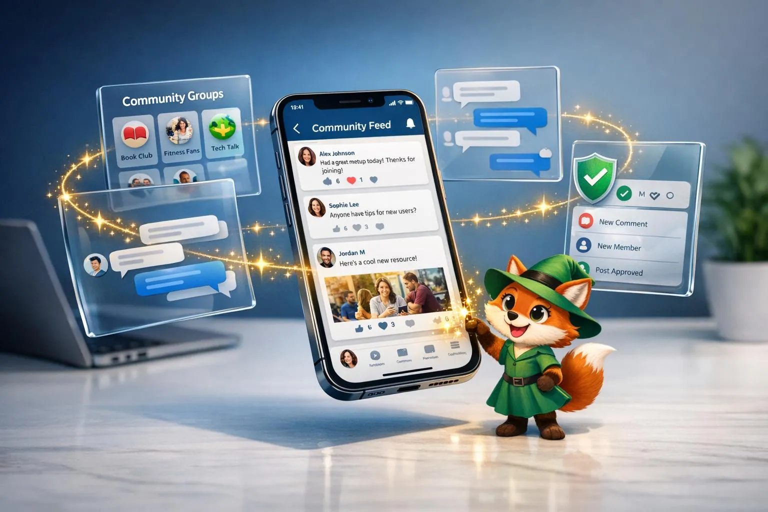 Полное руководство по функциям сообщества в приложениях