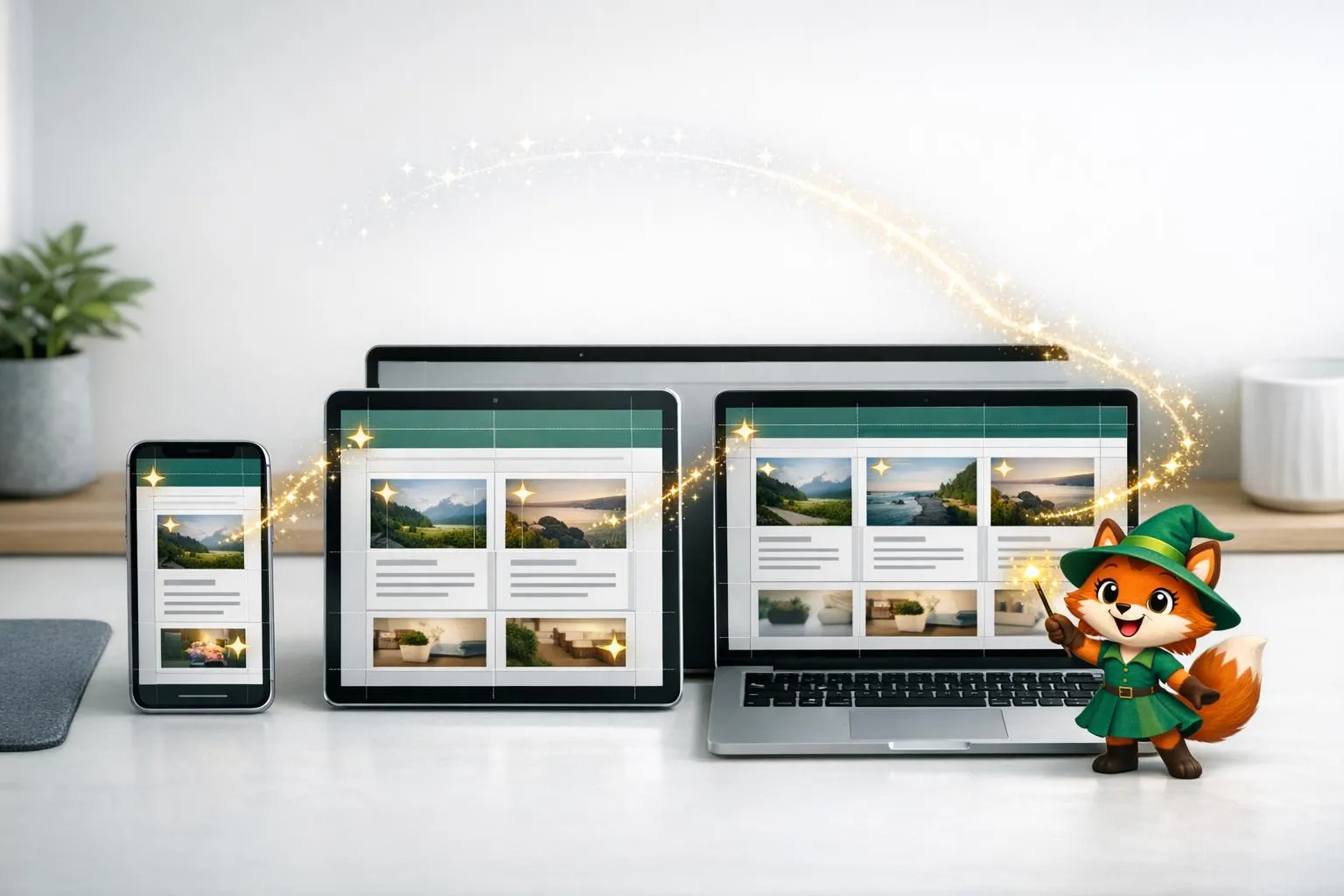 Настройка макетов приложений для мобильных устройств и веб-сайтов