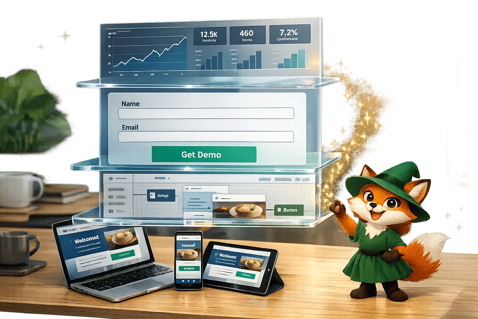 Полный набор инструментов для цифрового маркетинга без программирования: создавайте клиентские приложения с Adalo