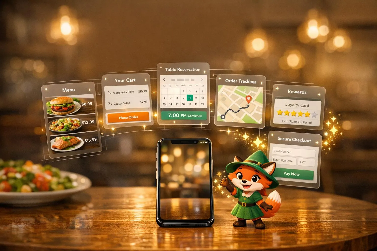 Создание мобильного приложения для ресторана с помощью Adalo: полное руководство