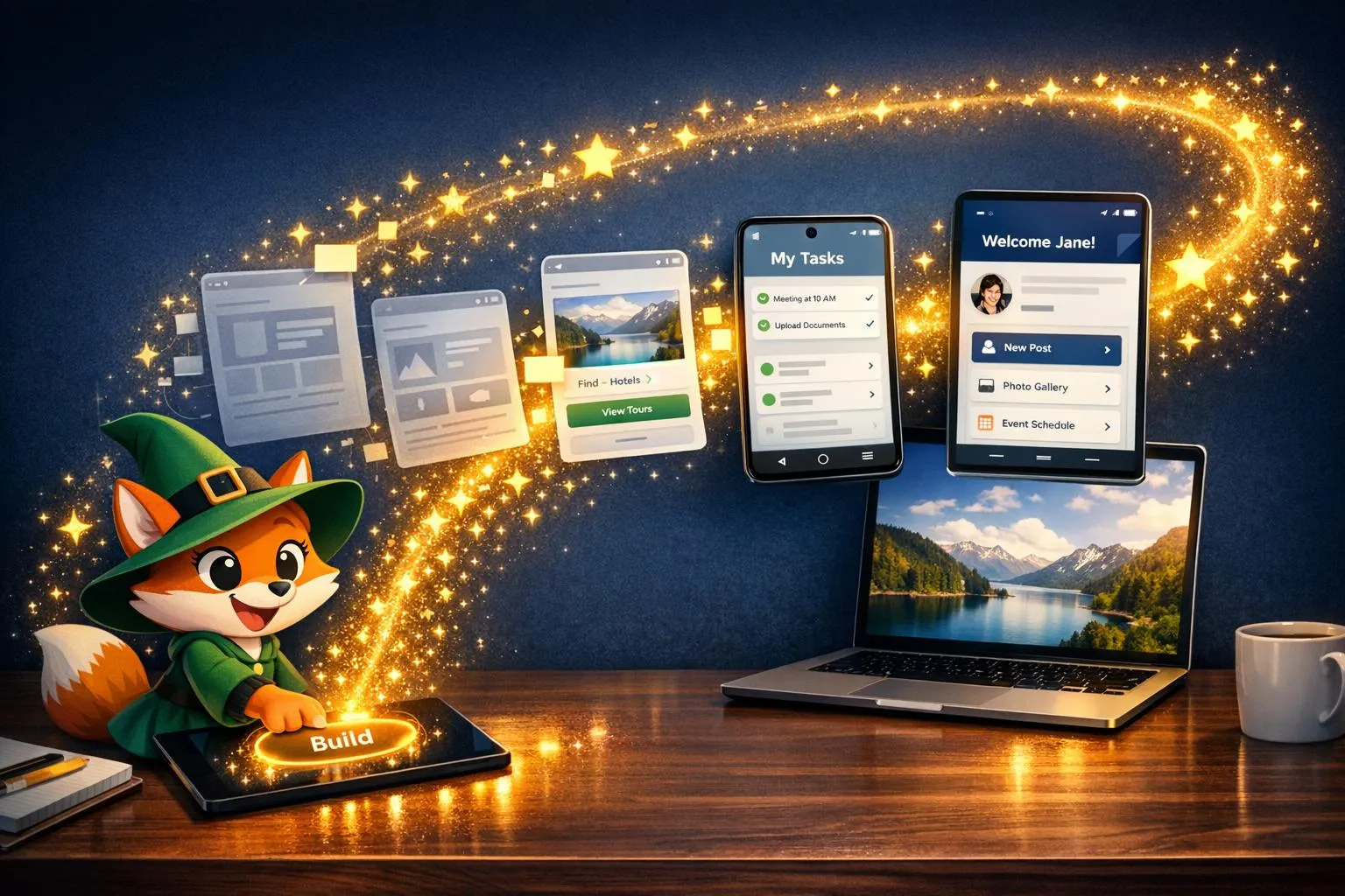 AI Builder от Adalo: от идеи до приложения за считанные минуты