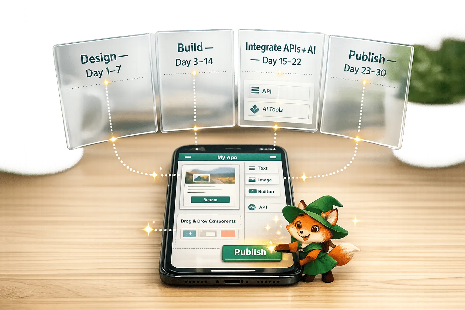 Разработка приложений без программирования для начинающих: ваше первое приложение за 30 дней